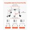 Adjustable Fire Pit Stand 15-27", 4 Casters, Fits Solo Stove and Outdoor Firepits